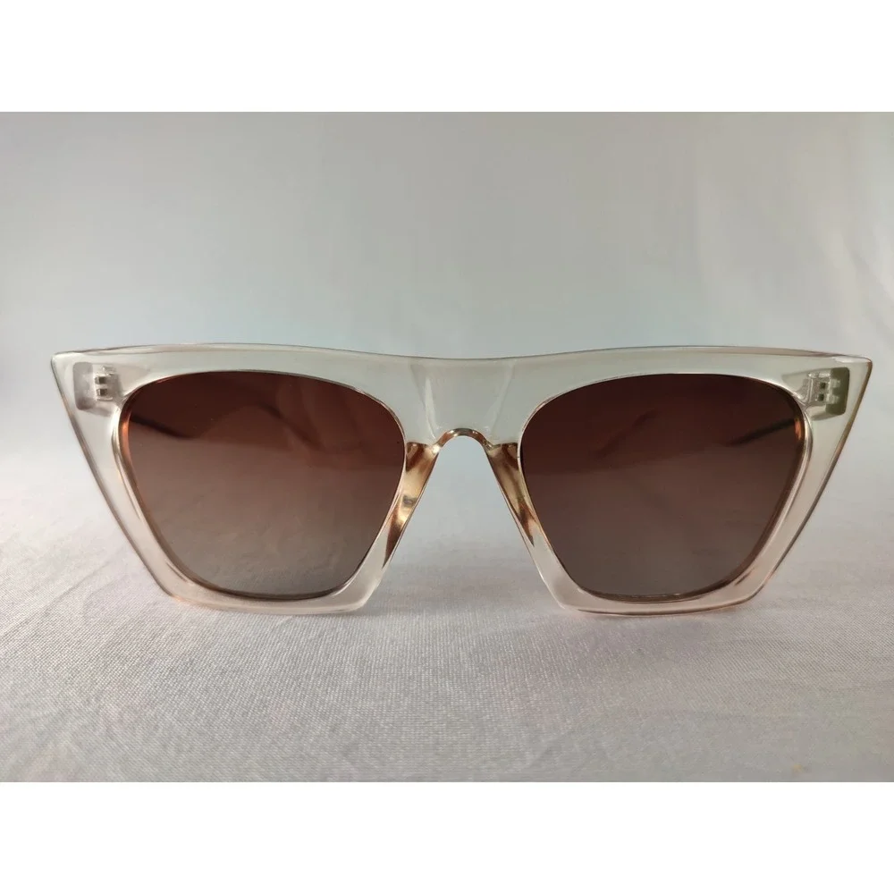SOJOS SJ2115 C3 MZ Transparent Peach Cat Eye‎ Sunglasses 54-29-139 UV400 Women